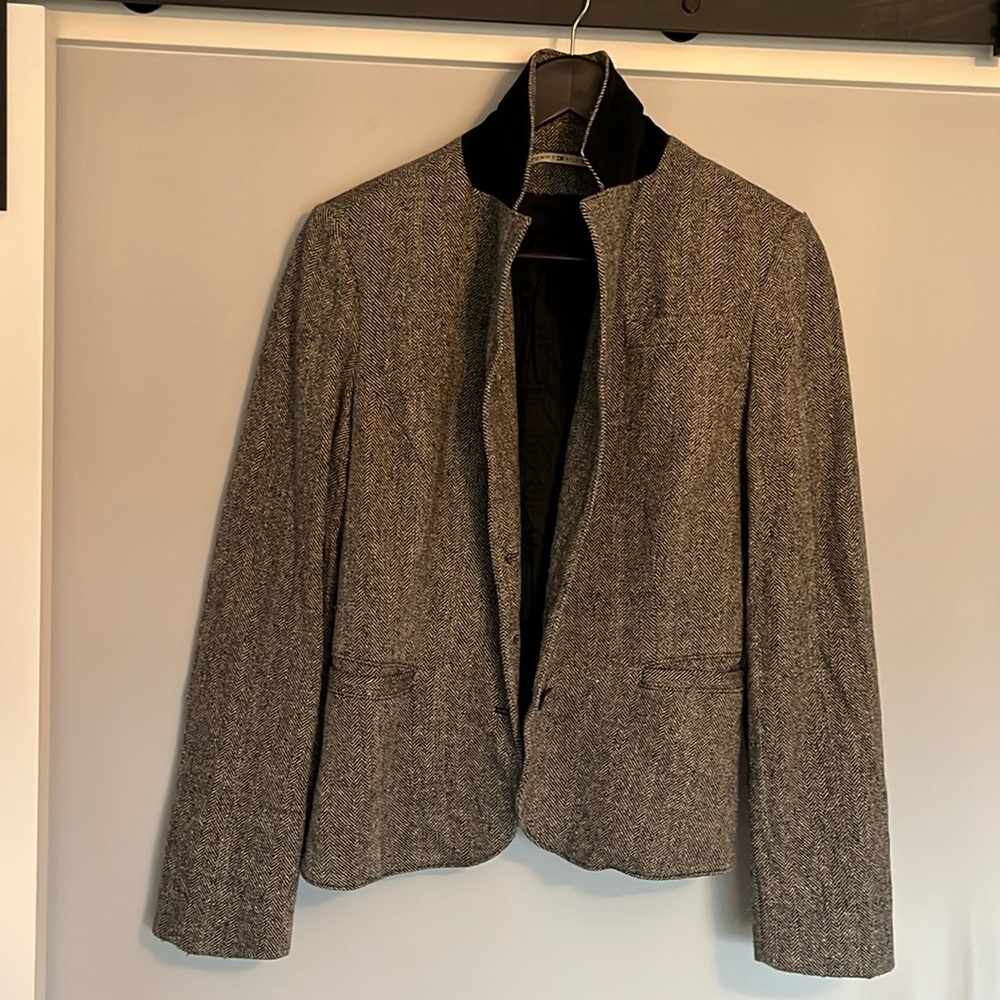 Houndstooth blazer